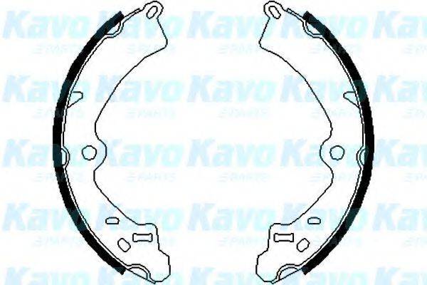 KAVO PARTS BS8908 Комплект гальмівних колодок