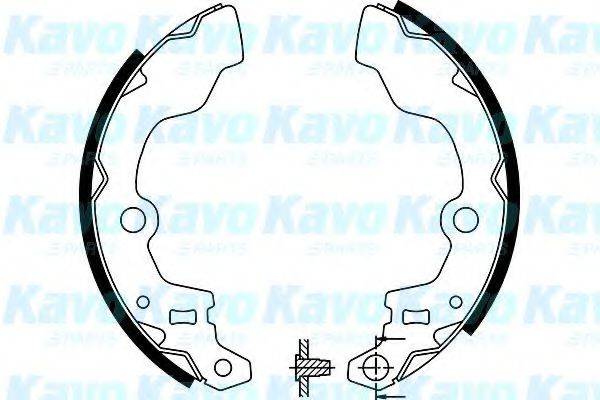 KAVO PARTS BS8921 Комплект гальмівних колодок