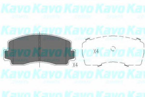 KAVO PARTS KBP5528 Комплект гальмівних колодок, дискове гальмо