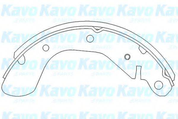 KAVO PARTS KBS1403 Комплект гальмівних колодок