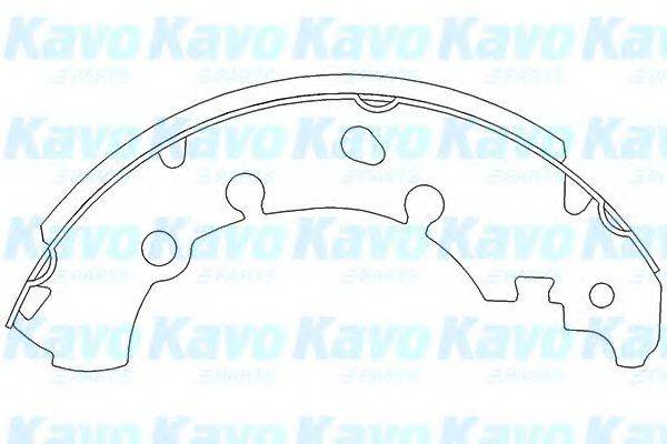 KAVO PARTS KBS5402 Комплект гальмівних колодок