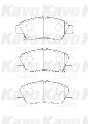 KAVO PARTS BP2058 Комплект гальмівних колодок, дискове гальмо