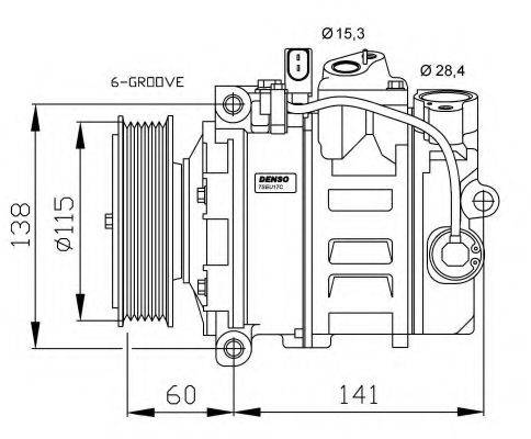 NRF 32262G Компресор, кондиціонер