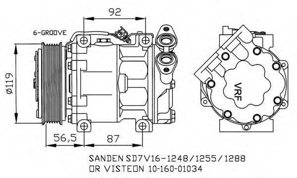 NRF 32271 Компресор, кондиціонер