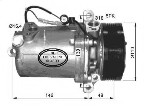 NRF 32414 Компресор, кондиціонер