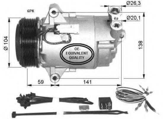 NRF 32427 Компресор, кондиціонер