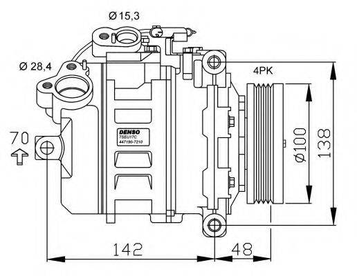 NRF 32433G Компресор, кондиціонер