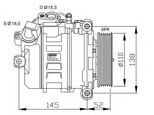 NRF 32435G Компресор, кондиціонер