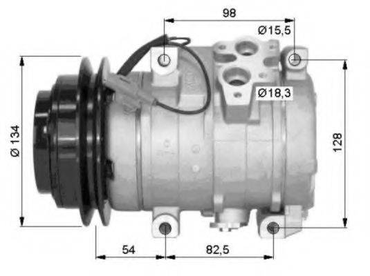 NRF 32458 Компресор, кондиціонер