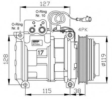 NRF 32555G Компресор, кондиціонер