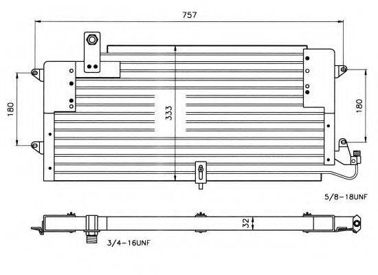 NRF 35204 Конденсатор, кондиціонер