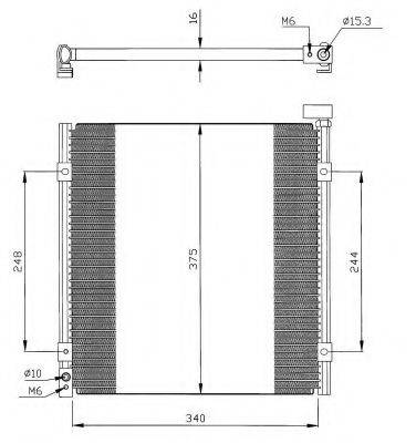 NRF 35264 Конденсатор, кондиціонер