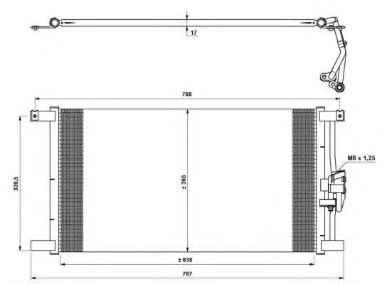 NRF 35640 Конденсатор, кондиціонер