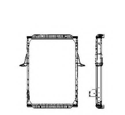 NRF 50591 Радіатор, охолодження двигуна