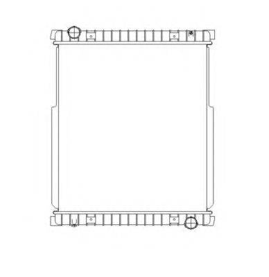 NRF 53538 Радіатор, охолодження двигуна