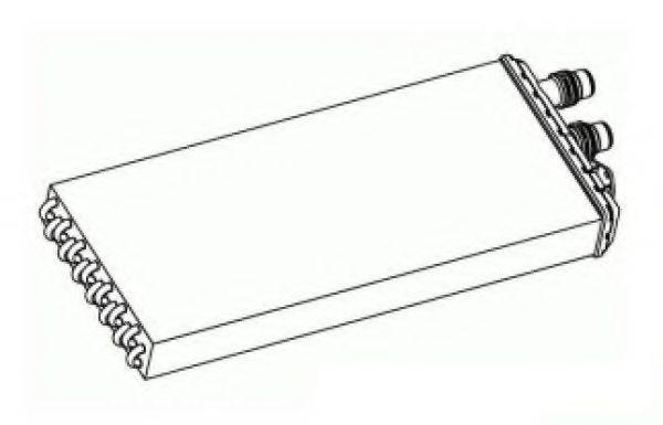 NRF 54255 Теплообмінник, опалення салону