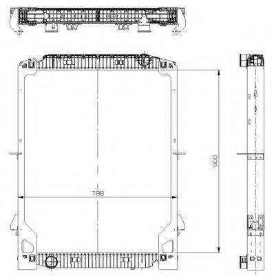 NRF 559568 Радіатор, охолодження двигуна