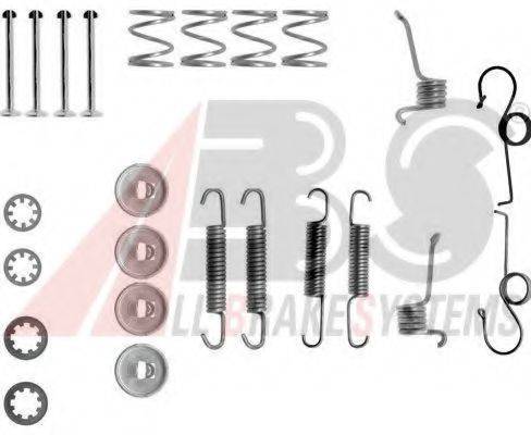 A.B.S. 0511Q Комплектуючі, гальмівна колодка