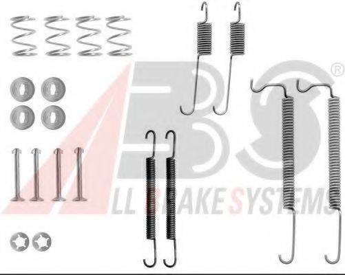 A.B.S. 0628Q Комплектуючі, гальмівна колодка
