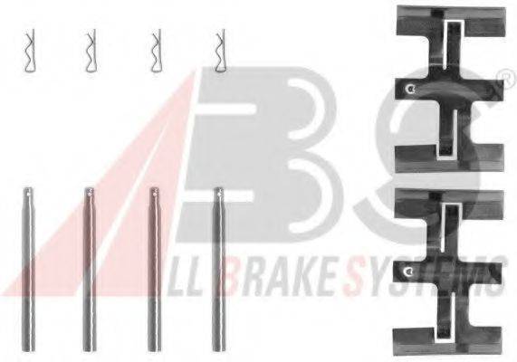 A.B.S. 1045Q Комплектуючі, колодки дискового гальма