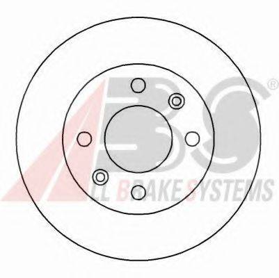 A.B.S. 15112OE гальмівний диск