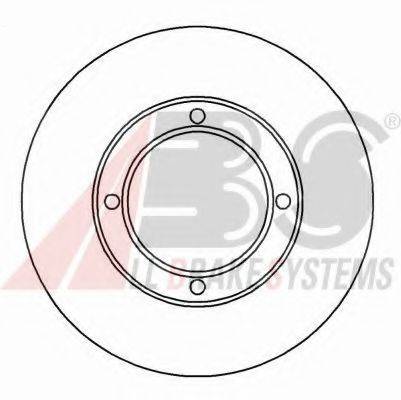 A.B.S. 15658OE гальмівний диск