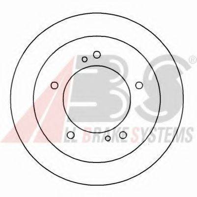 A.B.S. 15988OE гальмівний диск