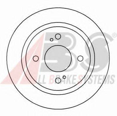 A.B.S. 16008 гальмівний диск