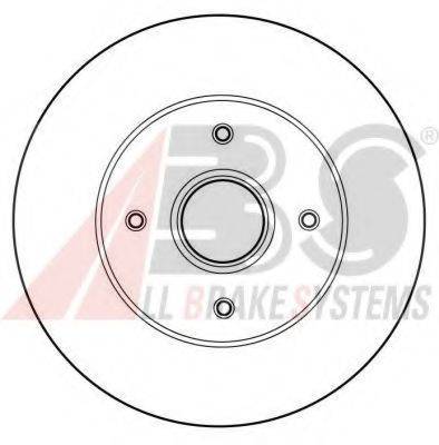 A.B.S. 16058OE гальмівний диск