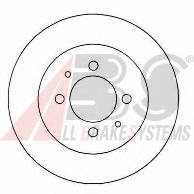 A.B.S. 16214OE гальмівний диск