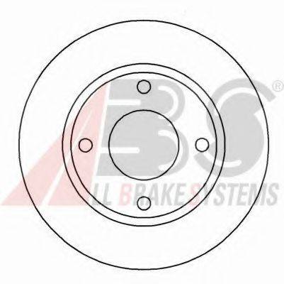 A.B.S. 16282 гальмівний диск