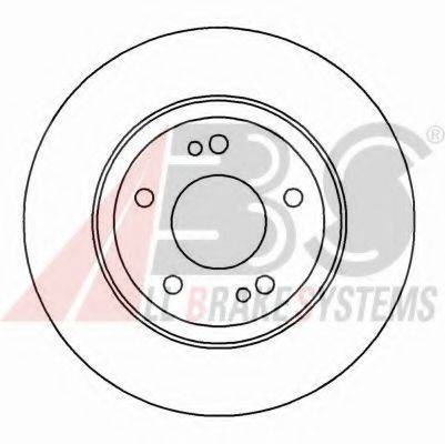 A.B.S. 16480 гальмівний диск
