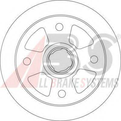 A.B.S. 16675 гальмівний диск