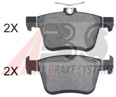 A.B.S. 37964OE Комплект гальмівних колодок, дискове гальмо
