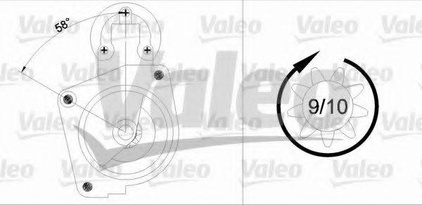 VALEO 436008 Стартер