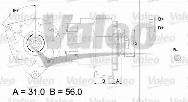 VALEO 436121 Генератор