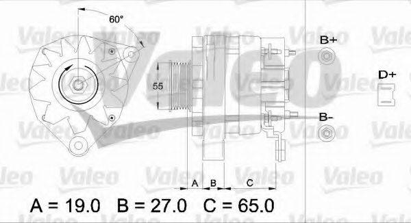 VALEO 436253 Генератор