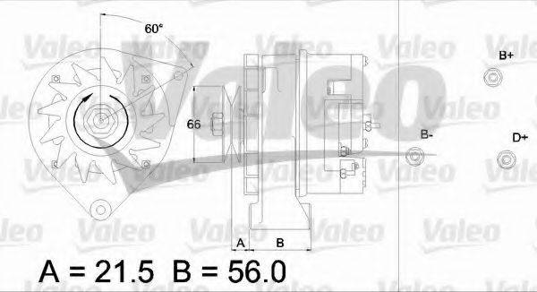 VALEO 436287 Генератор