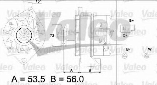 VALEO 436293 Генератор