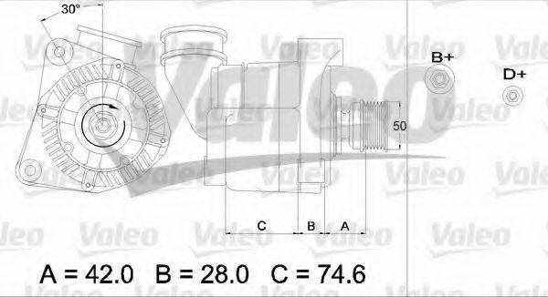 VALEO 436385 Генератор