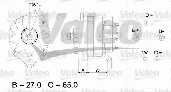 VALEO 436413 Генератор