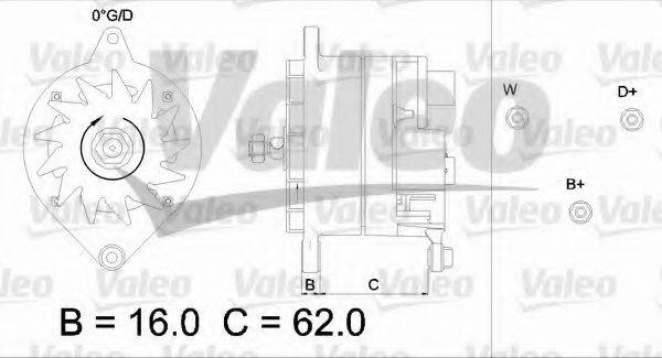 VALEO 436416 Генератор