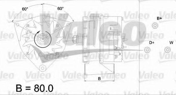 VALEO 436424 Генератор