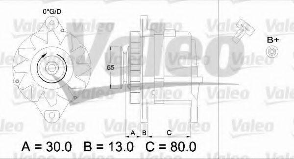 VALEO 436522 Генератор