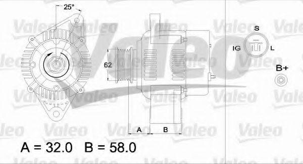 VALEO 436536 Генератор