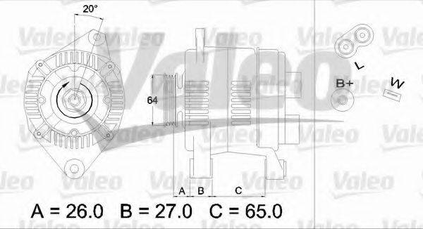 VALEO 436615 Генератор