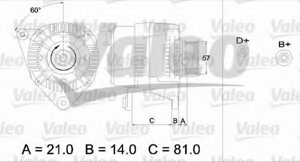 VALEO 436640 Генератор