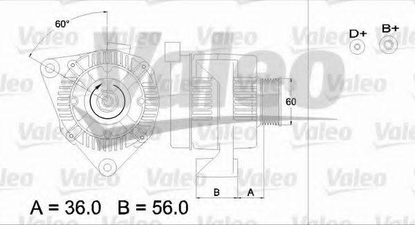 VALEO 436643 Генератор