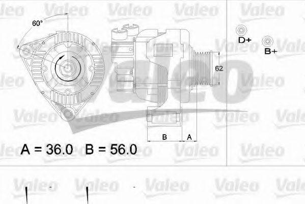 VALEO 436670 Генератор