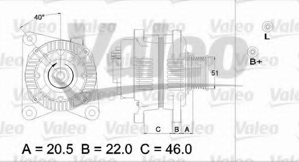 VALEO 436679 Генератор